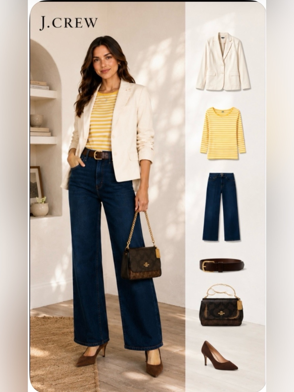 🌿 J.Crew Classic Twill Chino Blazer | Size 2 | Light Soft Sand Neutral Hue